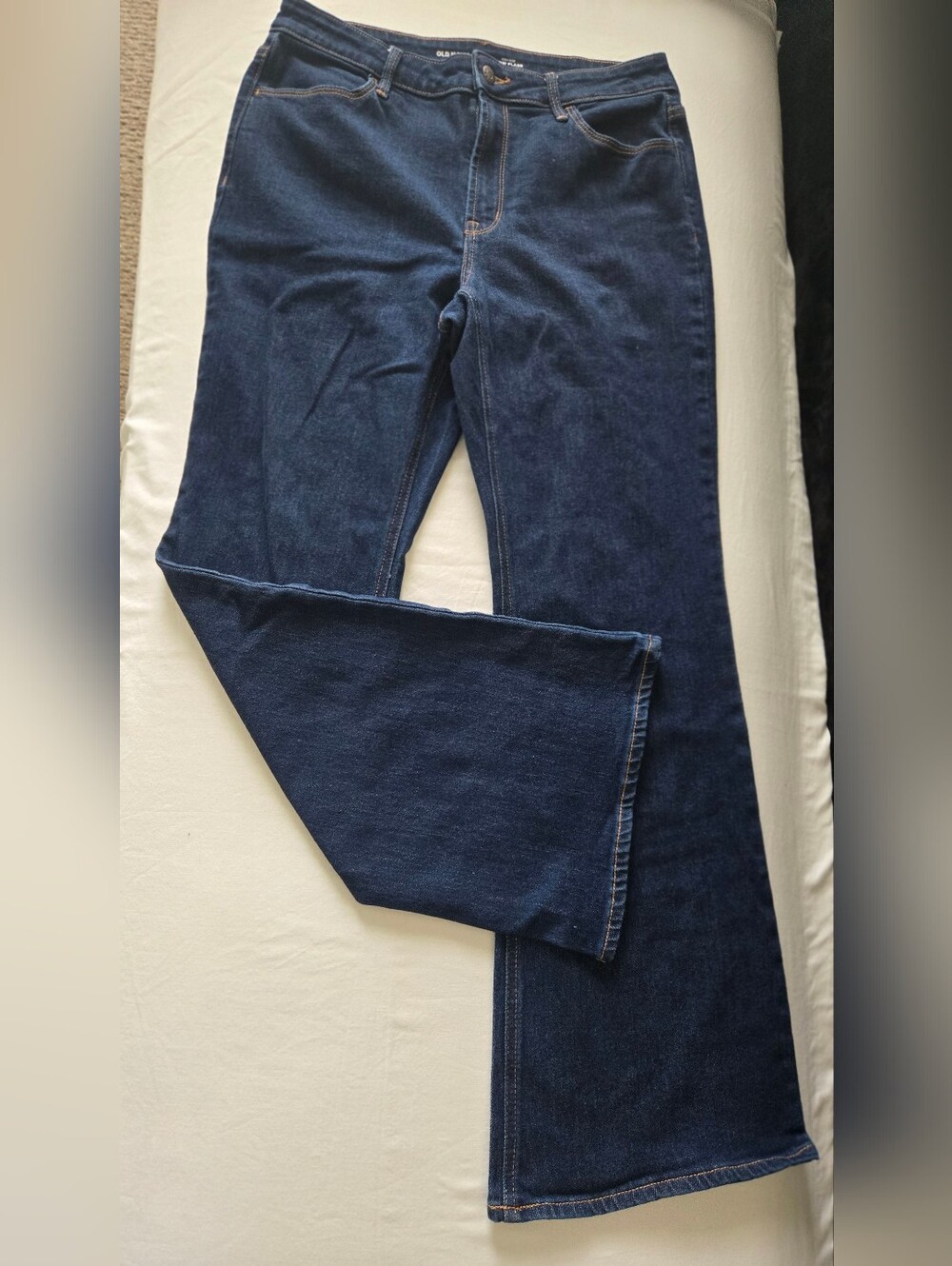 Old Navy Navy Blue Flared Jeans